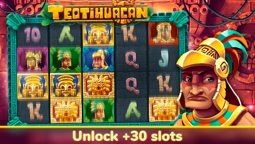 Akamon Slots - Casino Videoslo MOD APK на Android — Много денег — скриншот 4