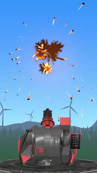 Скачать Air Defense: Airplane Shooting (Мод: Много денег и бессмертие) на Андроид — скриншот 4