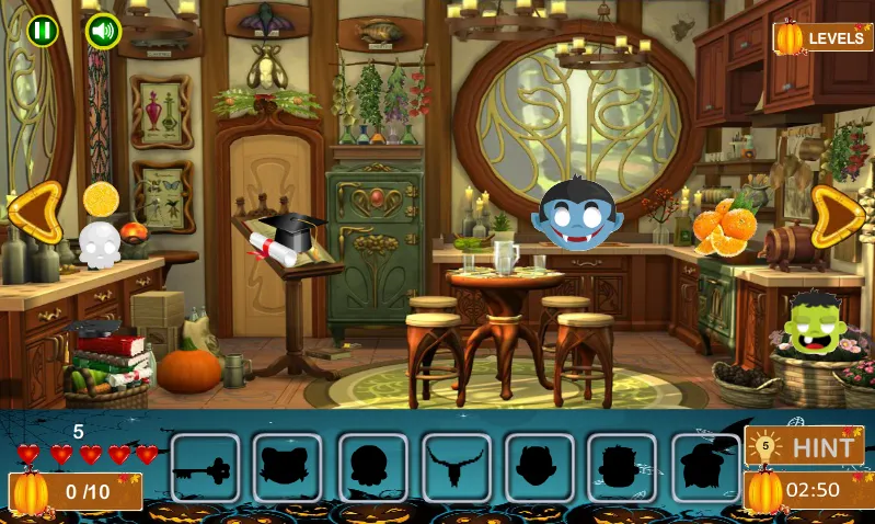 Halloween Hidden Objects MOD APK на Android — Все уровни разблокированы — скриншот 4