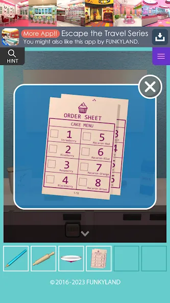 Escape the Sweet Shop Series MOD APK на Android — Все подсказки и пропуск уровня — скриншот 5