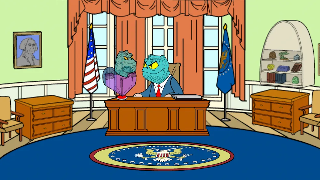 Obama Pigsaw: Alien Invasion MOD APK — Все уровни открыты и без рекламы — скриншот 2 Obama Pigsaw: Alien Invasion MOD APK — Все уровни открыты и без рекламы — скриншот 2