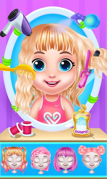 Baby Girl Caring Pinky Style MOD APK на Android — Все открыто — скриншот 2 Baby Girl Caring Pinky Style MOD APK на Android — Все открыто — скриншот 2