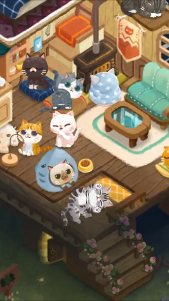 Secret Cat Forest (Мод Много денег и бесконечные шишки) — скриншот 2