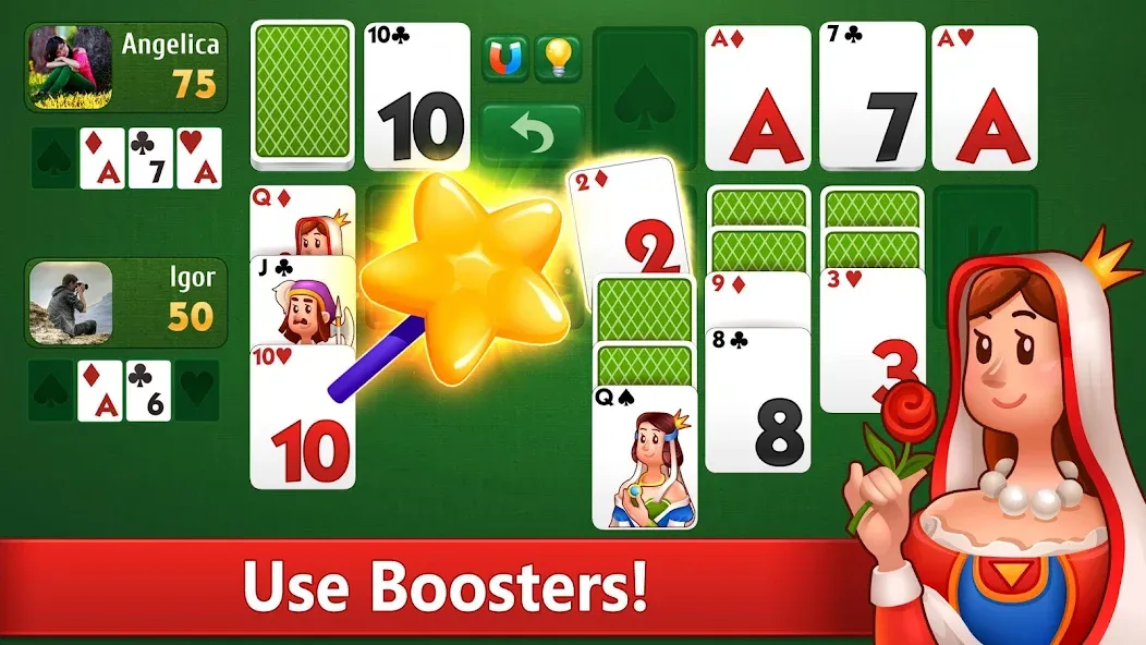 Klondike Solitaire card game — Много денег — скриншот 3