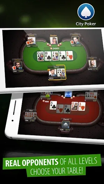 City Poker: Holdem, Omaha на Андроид — Много денег — скриншот 5
