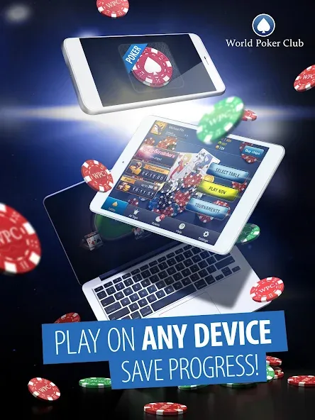 Скачать Poker Games: World Poker Club — Модификация Много денег — скриншот 3