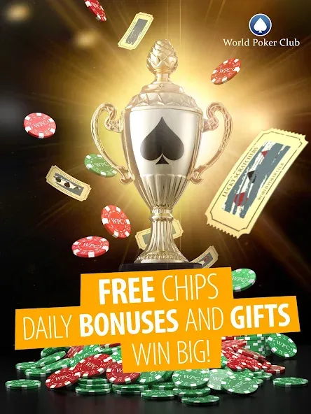 Скачать Poker Games: World Poker Club — Модификация Много денег — скриншот 4