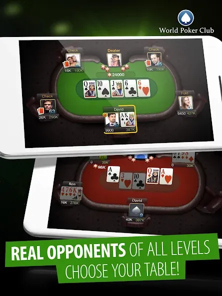 Скачать Poker Games: World Poker Club — Модификация Много денег — скриншот 5