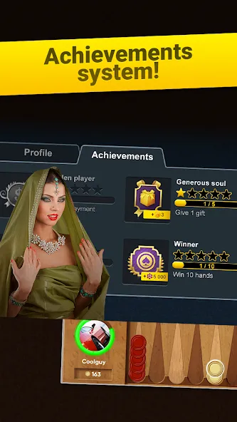 Backgammon Short Arena MOD APK на Android — Все доски разблокированы — скриншот 4