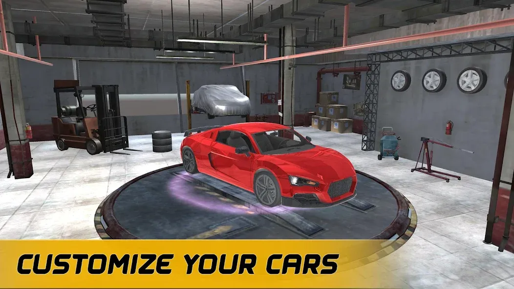 Скачать American Muscle Car Racing MOD APK — Много денег — скриншот 2