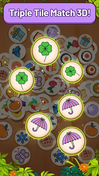 Triple Tile 3D: Connect Puzzle на Андроид — Все открыто — скриншот 2