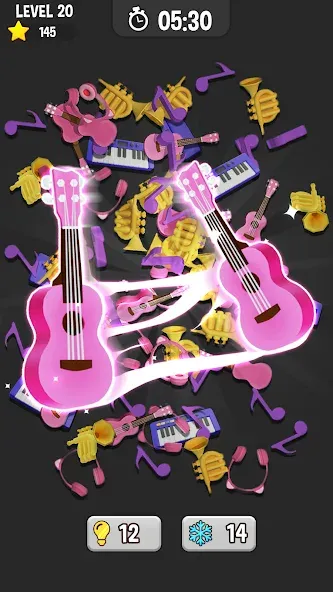 Match Pair 3D - Matching Game MOD APK — Много денег — скриншот 3