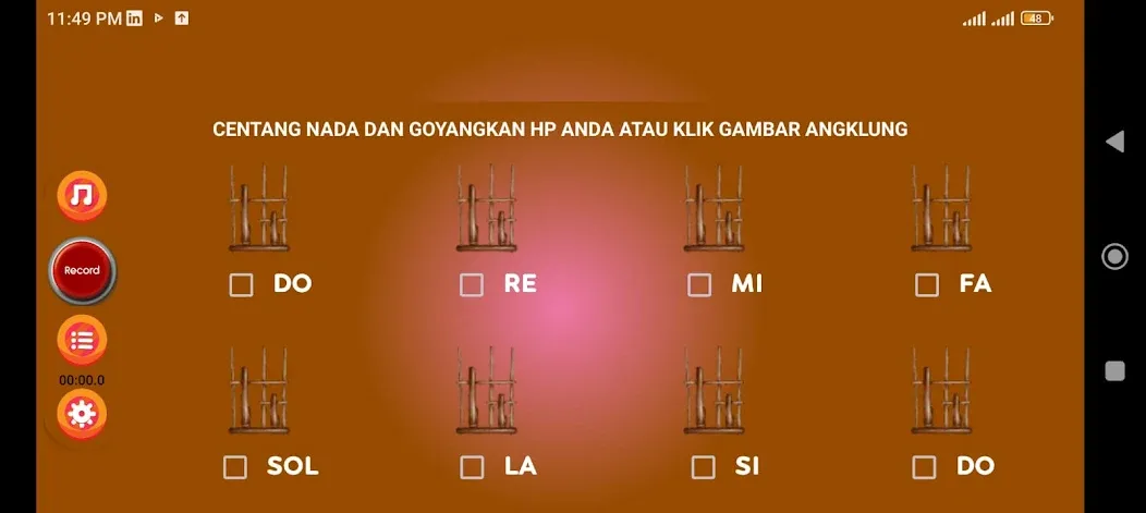 Взлом Angklung Instrument — Все инструменты разблокированы — скриншот 5