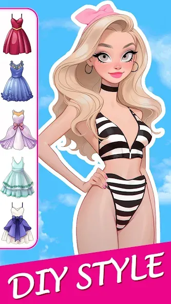 Doll Makeover: dress up games MOD — Много денег и все открыто на Андроид — скриншот 3