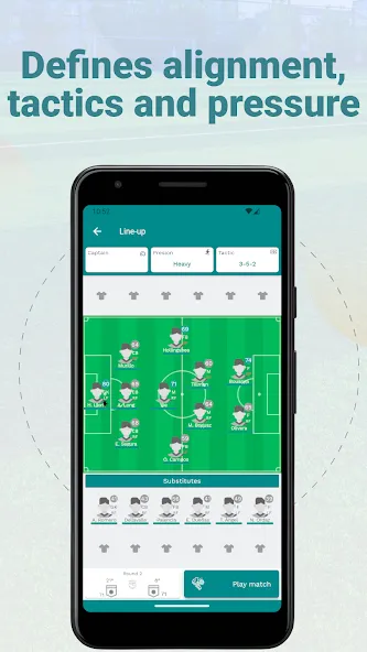 Скачать Superkickoff - Soccer manager с модом — Много денег — скриншот 5