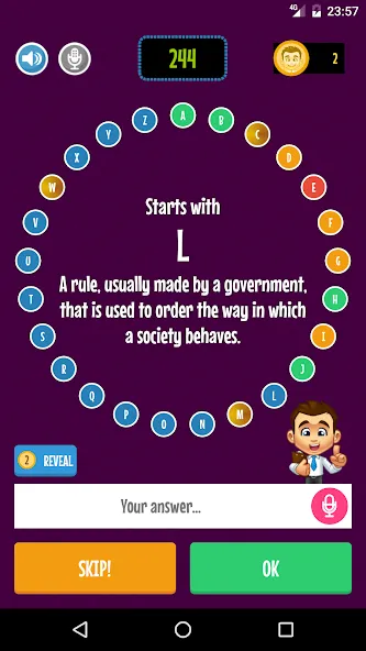 Скачать Alphabet Game MOD APK — Все уровни открыты — скриншот 2