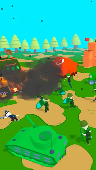 Взломанная Island Warfare 3D: Guns' Land на Андроид — Много денег и патронов — скриншот 4 Взломанная Island Warfare 3D: Guns' Land на Андроид — Много денег и патронов — скриншот 4