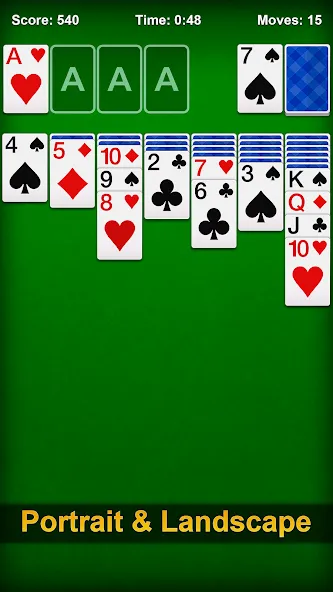 Solitaire - Classic Card Games (Мод Безлимитные подсказки) — скриншот 2