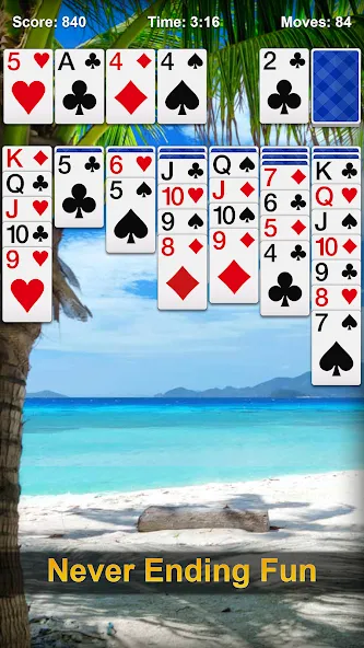 Solitaire - Classic Card Games (Мод Безлимитные подсказки) — скриншот 4