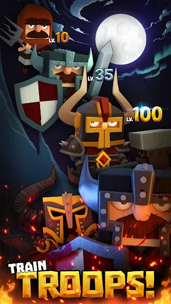 Скачать Kingdoms of HF - Dragon War MOD APK — Много денег — скриншот 2