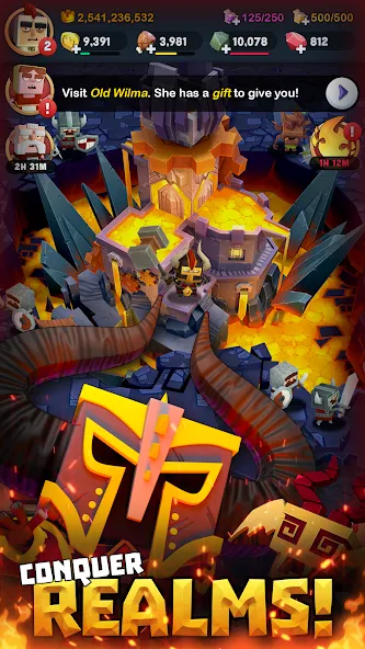 Скачать Kingdoms of HF - Dragon War MOD APK — Много денег — скриншот 4