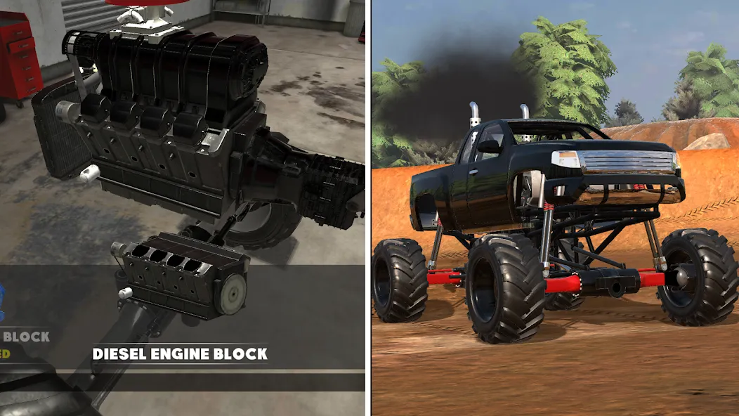Скачать Trucks Off Road с модом — Много денег и всё открыто — скриншот 2 Скачать Trucks Off Road с модом — Много денег и всё открыто — скриншот 2