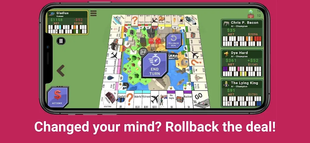Скачать Quadropoly - Monopolist Tycoon — Модификация Много денег — скриншот 4