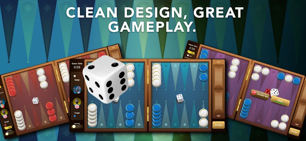Backgammon Classic + Online MOD APK — Все премиум темы разблокированы — скриншот 3