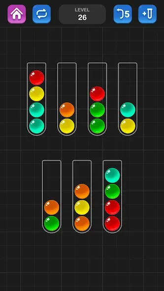 Скачать взломанную Ball Sort Puzzle - Color Game — Все уровни разблокированы — скриншот 1 Скачать взломанную Ball Sort Puzzle - Color Game — Все уровни разблокированы — скриншот 1