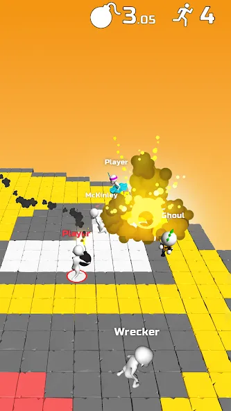 Do Not Boom .io - Tag io game MOD APK — Много денег — скриншот 4
