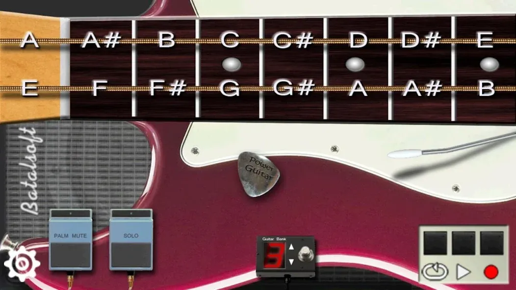 Скачать Power guitar HD на телефон — Много денег и все треки разблокированы — скриншот 1 Скачать Power guitar HD на телефон — Много денег и все треки разблокированы — скриншот 1