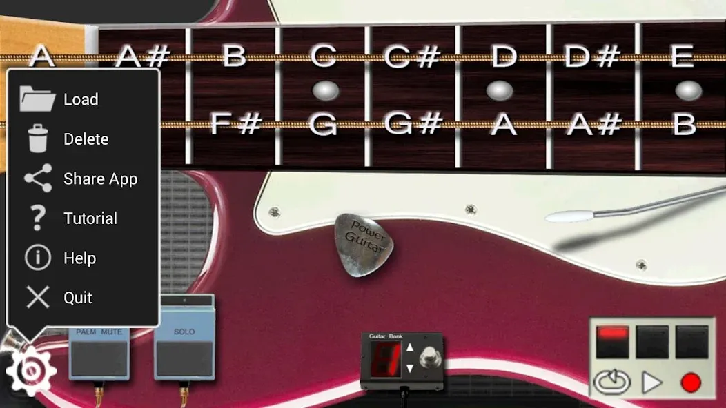 Скачать Power guitar HD на телефон — Много денег и все треки разблокированы — скриншот 3 Скачать Power guitar HD на телефон — Много денег и все треки разблокированы — скриншот 3