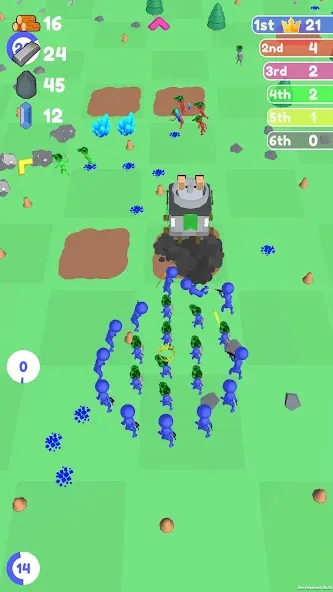 Islands Control: Army War MOD — Много денег на Андроид — скриншот 2