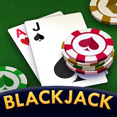 Blackjack 21: online casino — Мод: Много денег и фишек