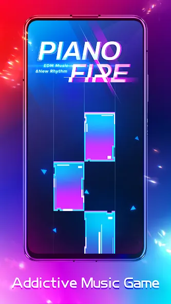 Piano Fire: Edm Music & Piano на Андроид — Мод Всё открыто и без рекламы — скриншот 1