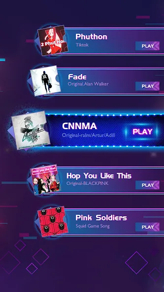 Piano Music Hop: EDM Rush! MOD APK — Много денег и без рекламы — скриншот 3