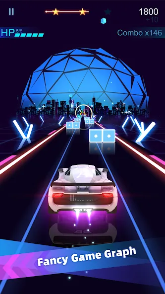 Music Racing GT: EDM & Cars MOD — Много денег и все машины разблокированы на Андроид — скриншот 3