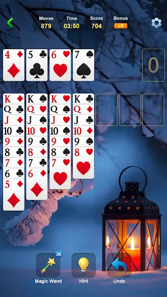 Solitaire - Classic Card Games MOD APK на Android — Все стили карточной колоды открыты — скриншот 3