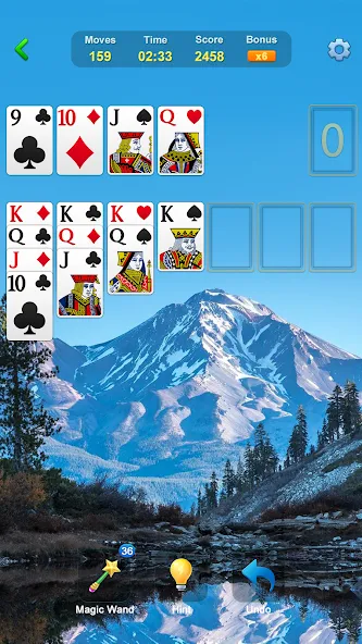 Solitaire - Classic Card Games MOD APK на Android — Все стили карточной колоды открыты — скриншот 5