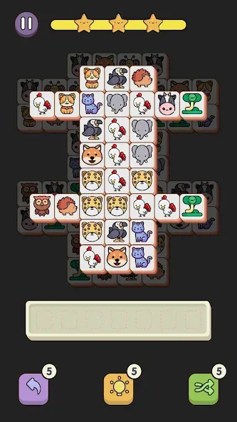 Скачать взлом Match 3 Animal - Zen Puzzle на Андроид — Много денег — скриншот 3