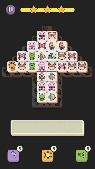 Скачать взлом Match 3 Animal - Zen Puzzle на Андроид — Много денег — скриншот 5