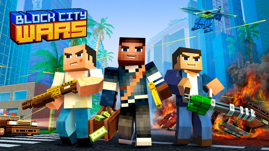 Block City Wars: Pixel Shooter — Много денег и патронов — скриншот 5