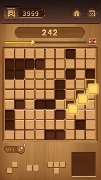 Скачать взломанную Block Sudoku Woody Puzzle Game — Много денег — скриншот 4