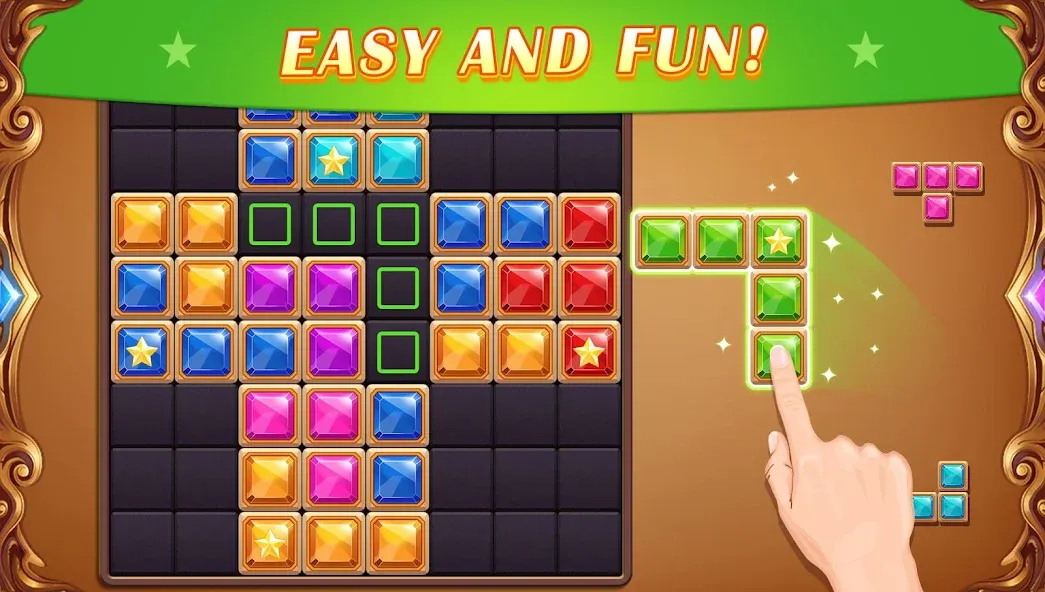 Скачать Block Puzzle: Diamond Star — Все уровни разблокированы — скриншот 3