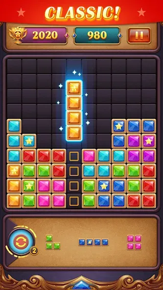 Скачать Block Puzzle: Diamond Star — Все уровни разблокированы — скриншот 4