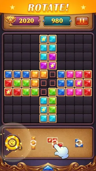 Скачать Block Puzzle: Diamond Star — Все уровни разблокированы — скриншот 5