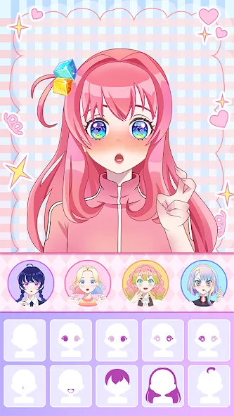 Скачать Anime Avatar Maker ASMR — Последняя версия (Всё открыто) — скриншот 2