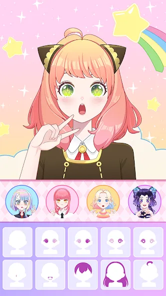 Скачать Anime Avatar Maker ASMR — Последняя версия (Всё открыто) — скриншот 4