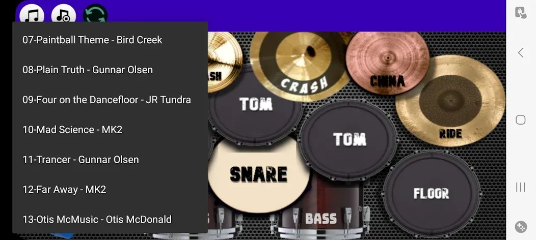 Drum Studio: Bateria Virtual — Взломанная версия (Все Премиум Наборы Разблокированы) — скриншот 2