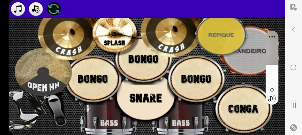 Drum Studio: Bateria Virtual — Взломанная версия (Все Премиум Наборы Разблокированы) — скриншот 3